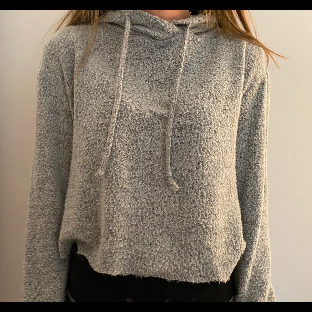 me to we gray sweatshirt, cozy